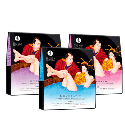Shunga Lovebath Sensual Japanese Bath Experience - 650g / 23 oz.