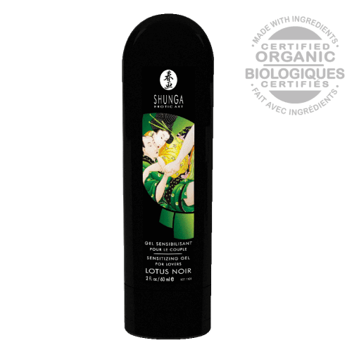 Shunga Lotus Noir Sensitizing Gel for Lovers - 60 ml / 2 fl. oz.