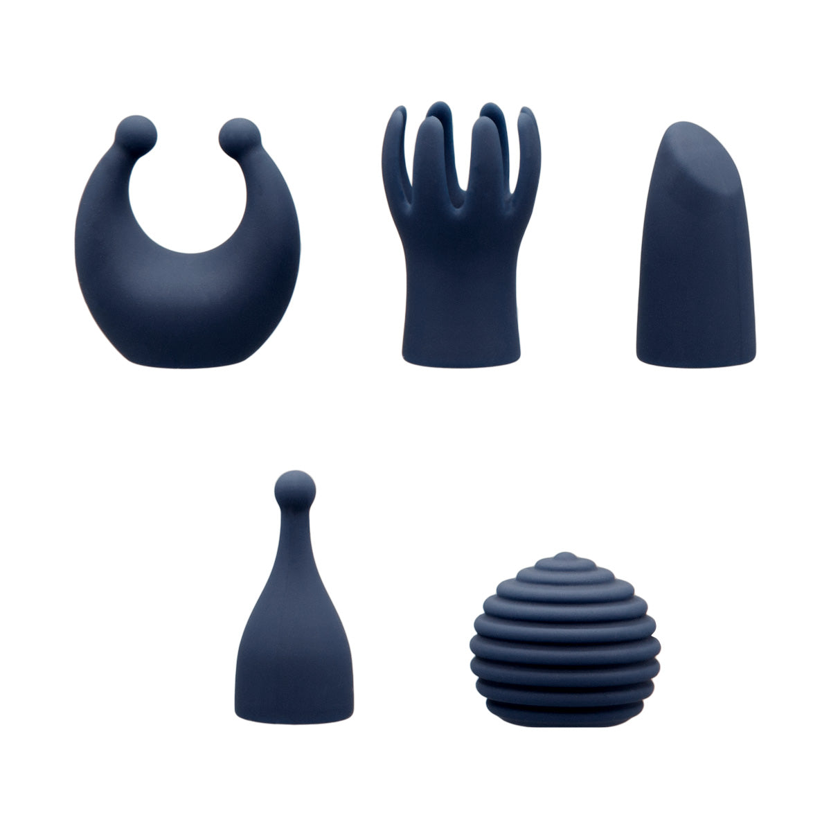 Pillow Talk® Secrets Desires 6-Piece Mini Massager Set - Navy