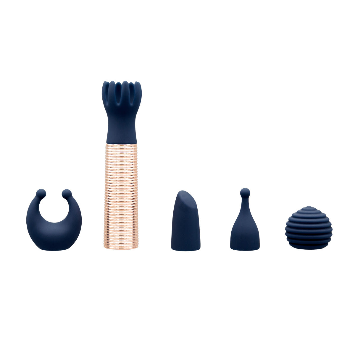 Pillow Talk® Secrets Desires 6-Piece Mini Massager Set - Navy