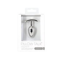 Pillow Talk® Sneaky Luxurious Stainless Steel Anal Plug