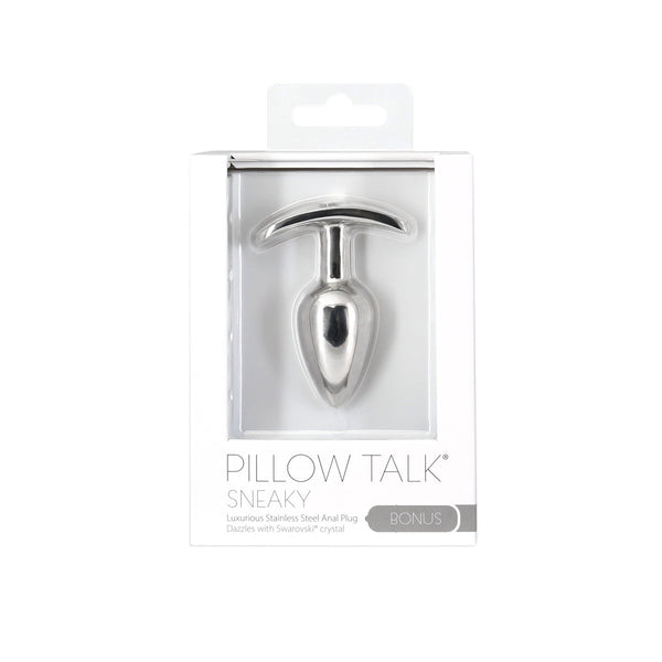 Pillow Talk® Sneaky Luxurious Stainless Steel Anal Plug