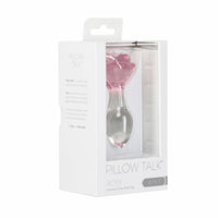 Pillow Talk - Rosy- Luxurious Glass Anal Plug