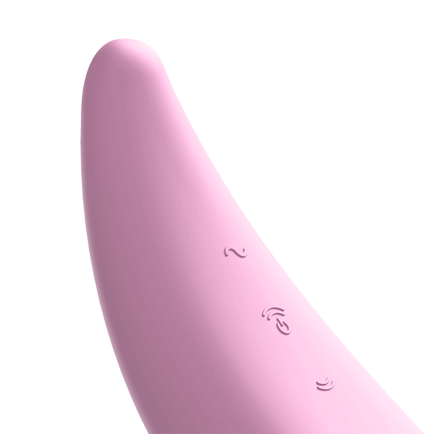 Satisfyer Curvy 3+ Air Pulse Stimulator - Pink