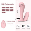 Wearable Panty Vibrator with Wireless - Pink