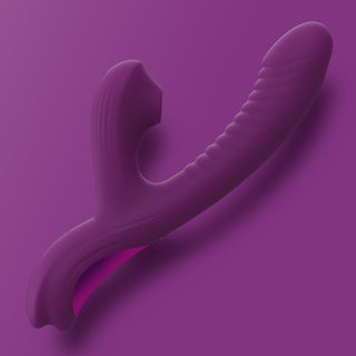 Buy purple Beta Rabbit 3-in-1 Sucking, Swing Rabbit Vibrator