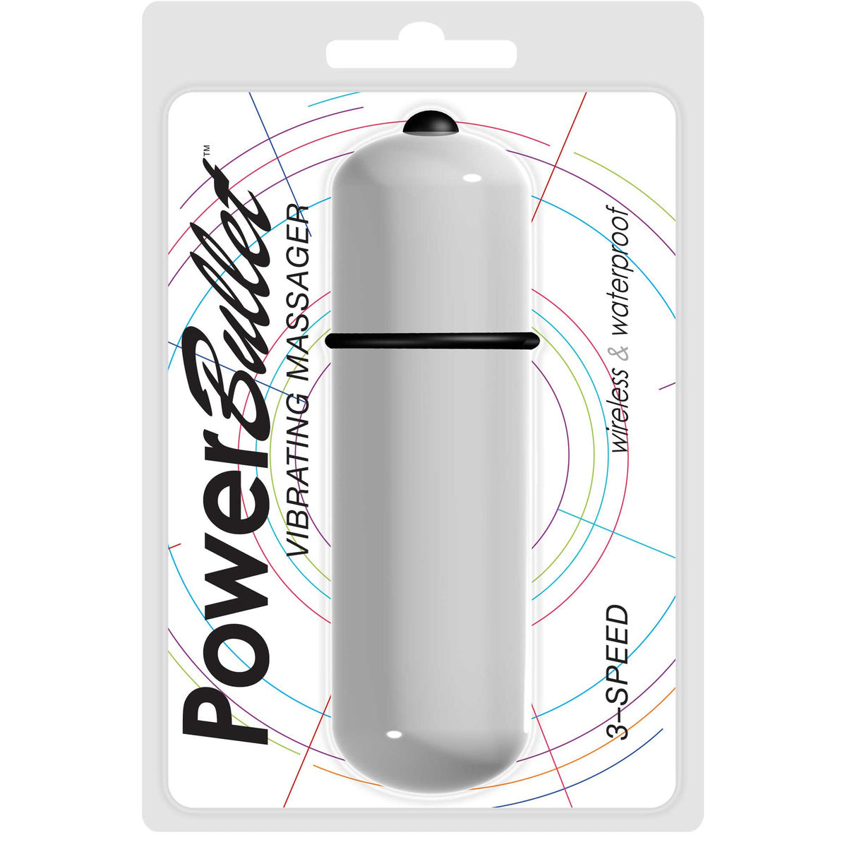 Power Bullet 3-Speed 6-inch Bullet Vibrator - White Power Bullet 3-Speed 6-inch Bullet Vibrator - White