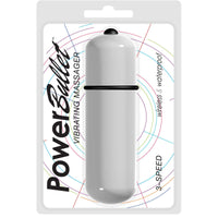 Power Bullet 3-Speed 6-inch Bullet Vibrator - White