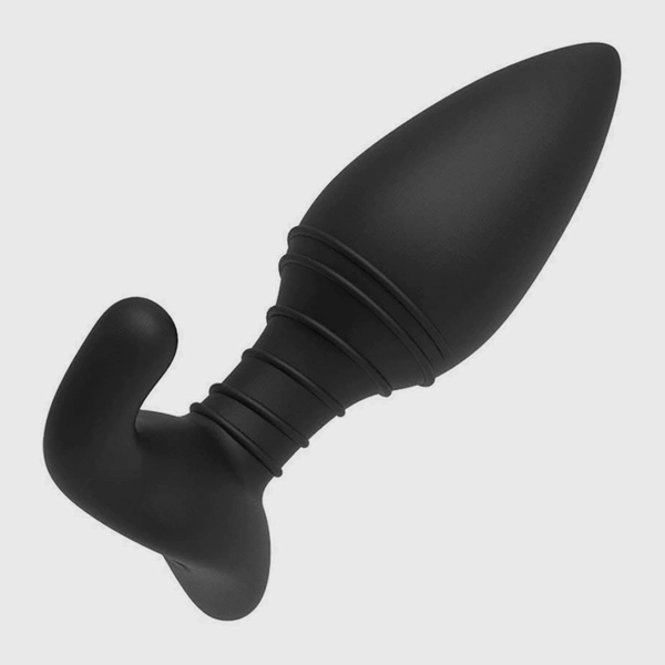 Lovense Hush 1.75" Bluetooth Vibrating Butt Plug - Medium, Black