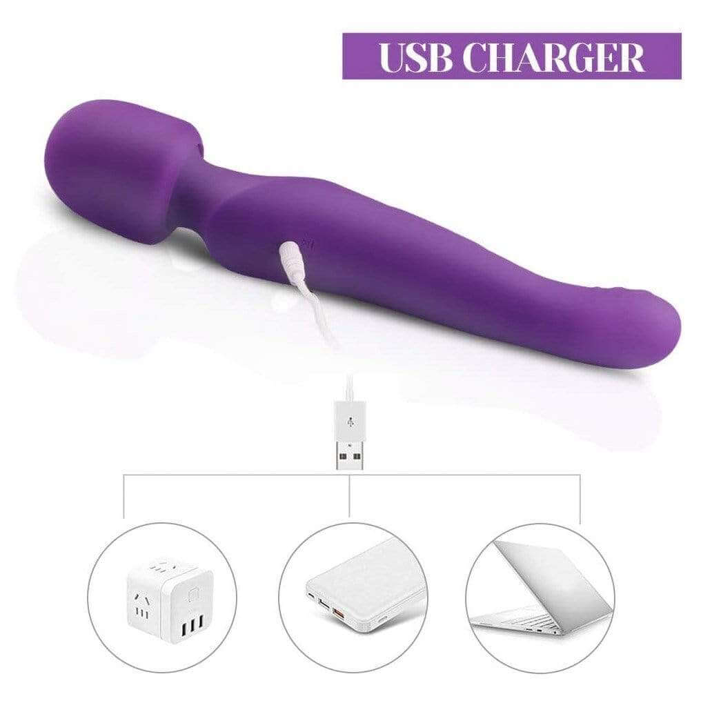 1- G Spot Clitoral Sucking Dual Vibrator - Purple