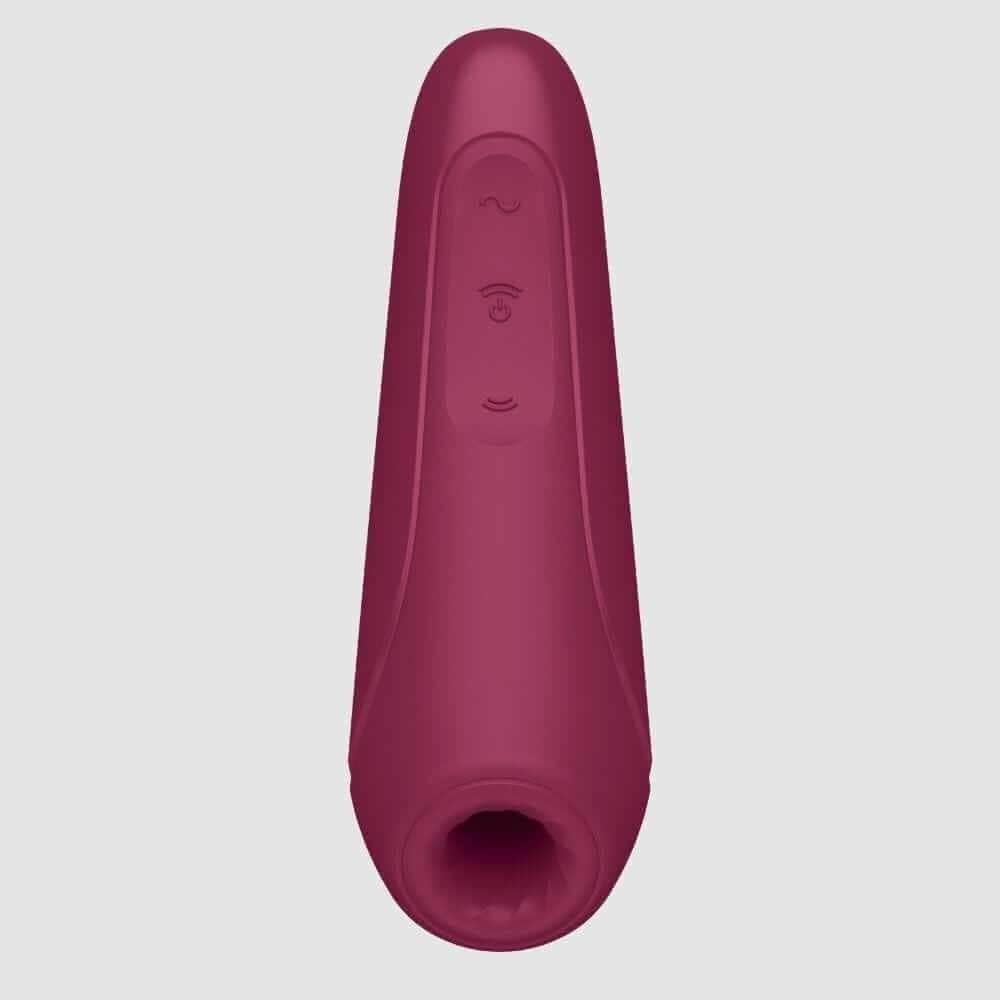 Satisfyer Curvy 1+ Air Pulse Stimulator - Rose Red