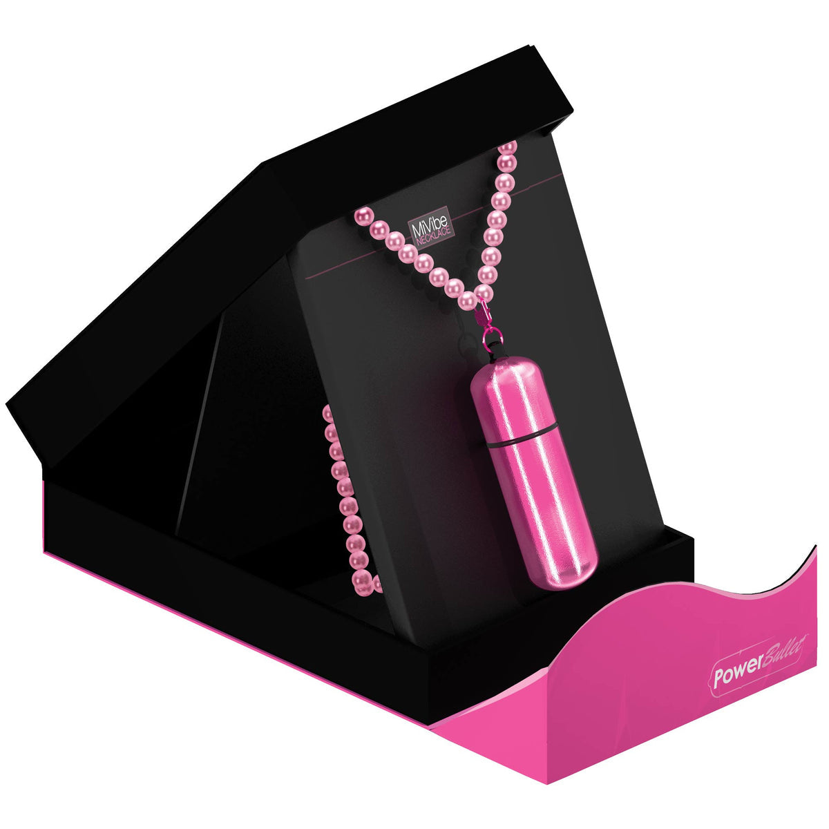 Power Bullet MiVibe Bullet Vibrator Necklace - Pink