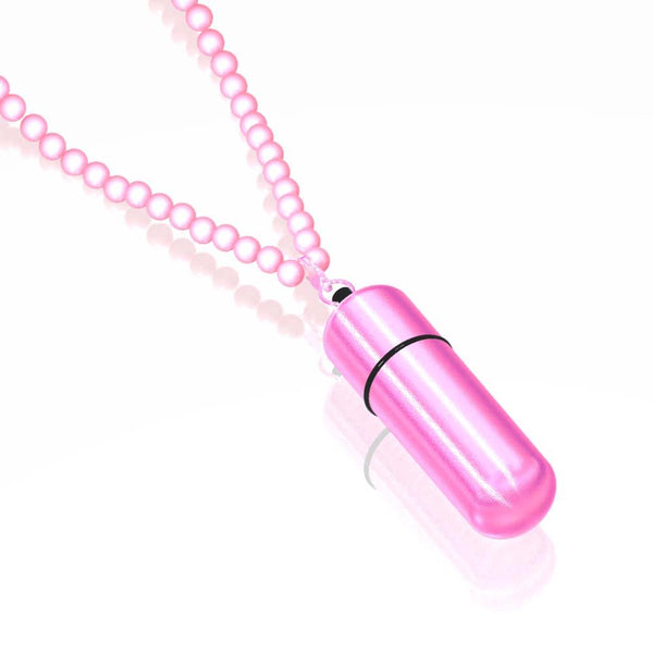 Power Bullet MiVibe Bullet Vibrator Necklace - Pink