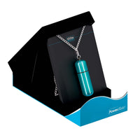 Power Bullet MiVibe Bullet Vibrator Necklace - Teal