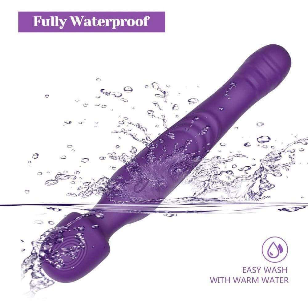 1- G Spot Clitoral Sucking Dual Vibrator - Purple