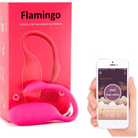 1-Flamingo Magic Motion App Controlled Wearable Vibrator - Pink