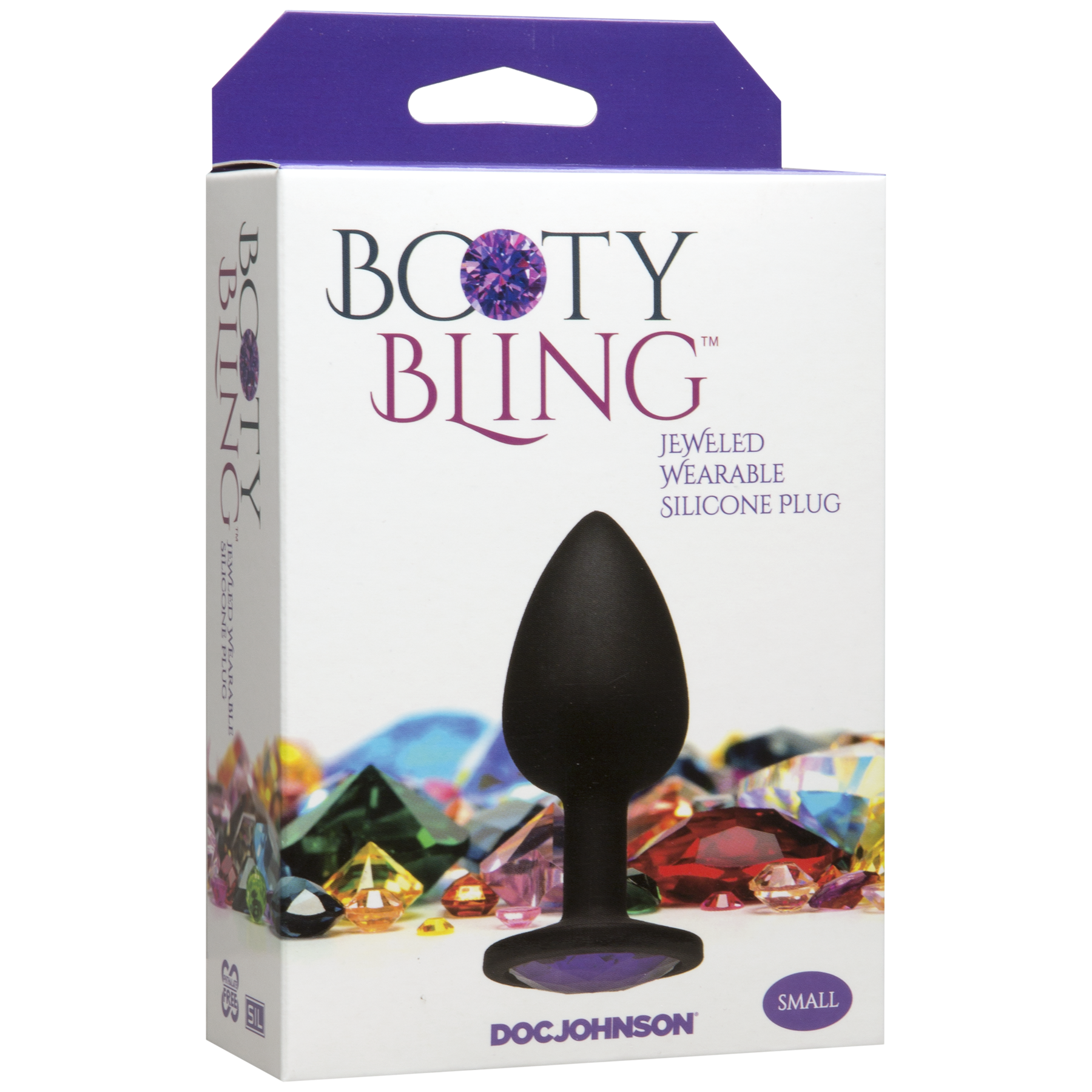 Booty Bling Plug - Purple, Small