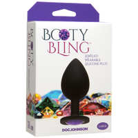 Booty Bling Plug - Purple, Large