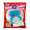 Sugar Buzz Vibrating Cock Ring - Blue