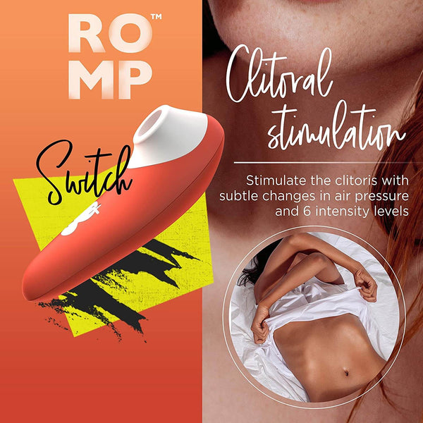 Romp Switch Clitoral Stimulator - Orange-T&F 3YRS Anniversary Sale