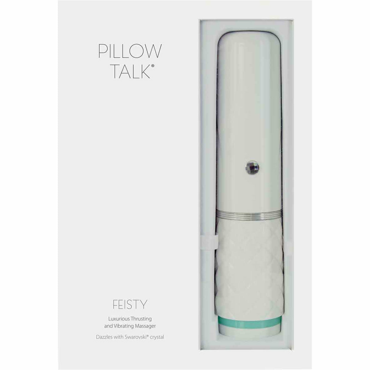 Pillow Talk Feisty - Thrusting Vibrator - Teal