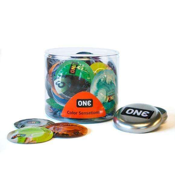 ONE Color Sensations Condoms - Bulk Each