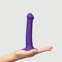 Semi-Realistic Dual Density Bendable Dildo - Purple