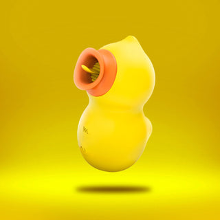 Buy yellow DucKing Sucking &amp; Licking Rubber Duck Vibrator