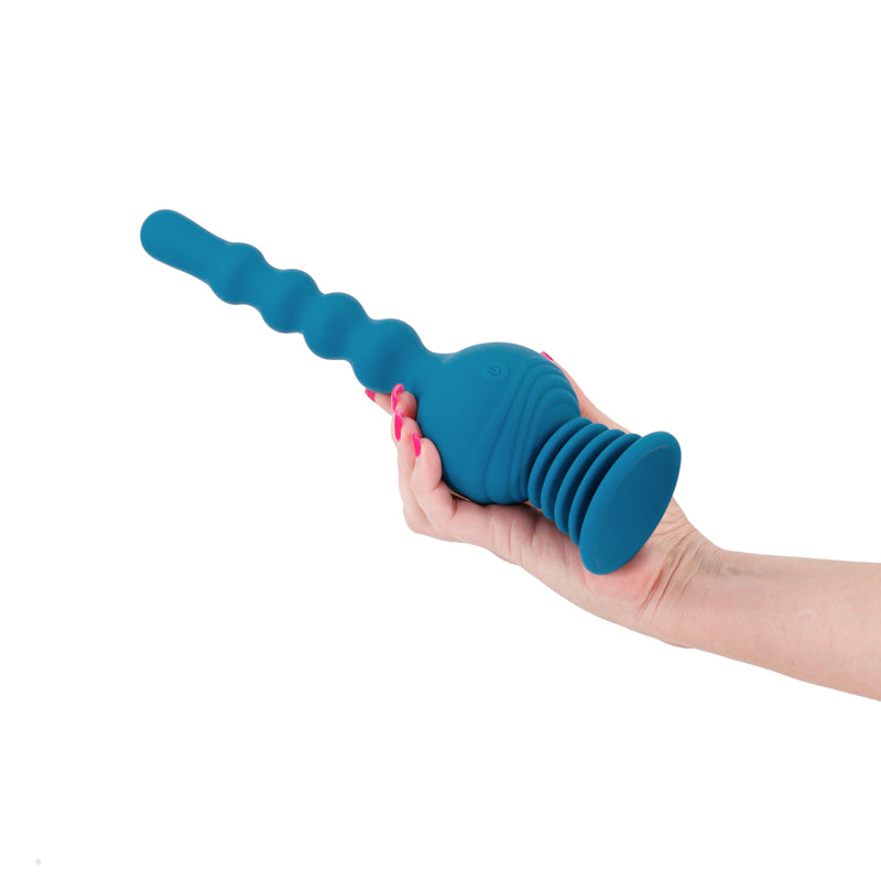 Revolution Hurricane Rotating Anal Vibe - Teal