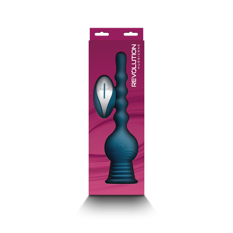 Revolution Hurricane Rotating Anal Vibe - Teal