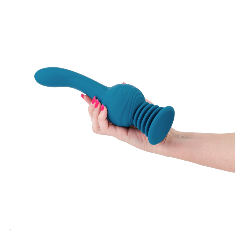 Revolution Earthquake Rotating Anal Vibe - Teal