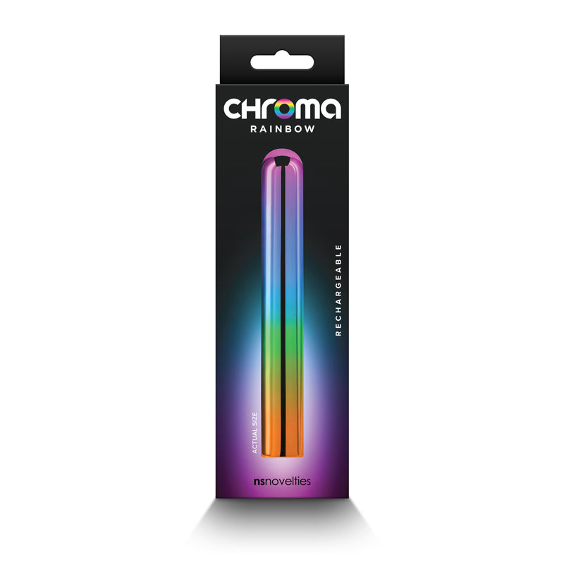 Chroma Rainbow Slim Vibrator - Large