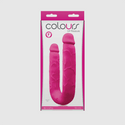 Colours DP Pleasures 8" Silicone Double Dong - Pink