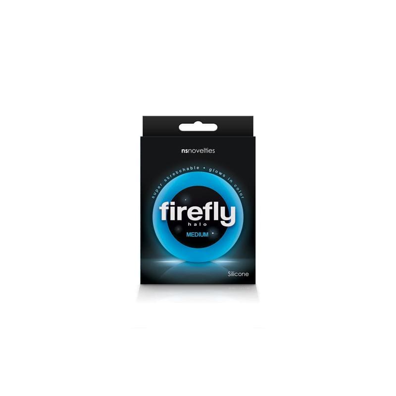Firefly Halo Cock Ring - Medium, Blue