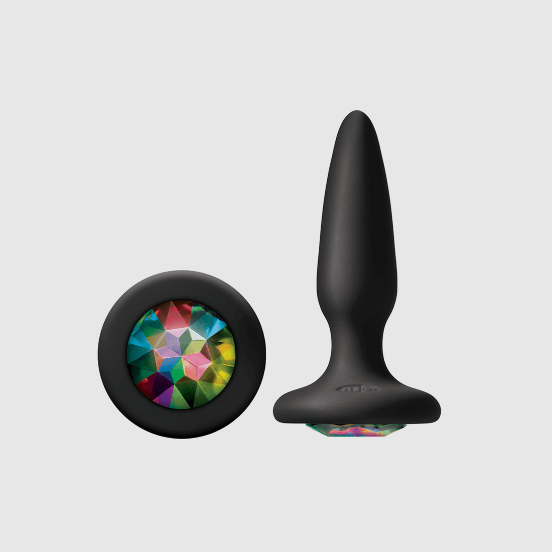 Glams Mini Butt Plug - Rainbow Gem