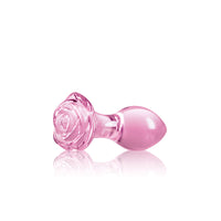 Crystal Rose Butt Plug - Pink