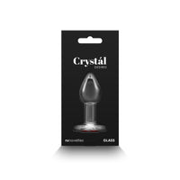 Crystal Desires Red Heart Glass Plug - Small