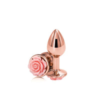 Rear Assets Rose Butt Plug - Small, Pink