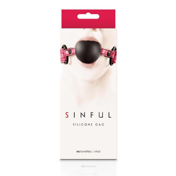 Sinful Soft Silicone Gag - Pink