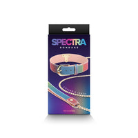 Spectra Bondage Collar & Leash - Rainbow