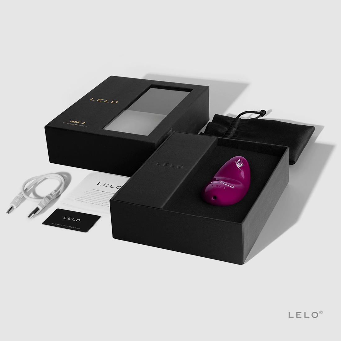 Lelo Nea 2 Smart Bead - Deep Rose