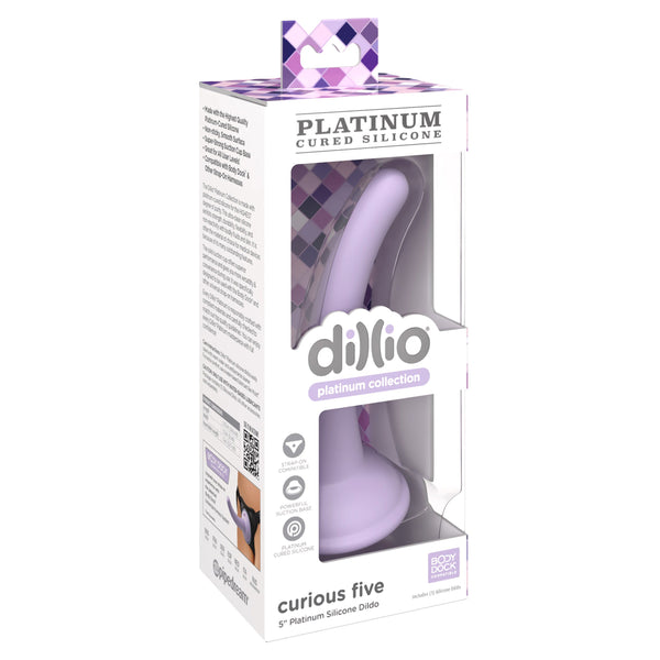Dillio Platinum Curious Five 5 inch Dildo