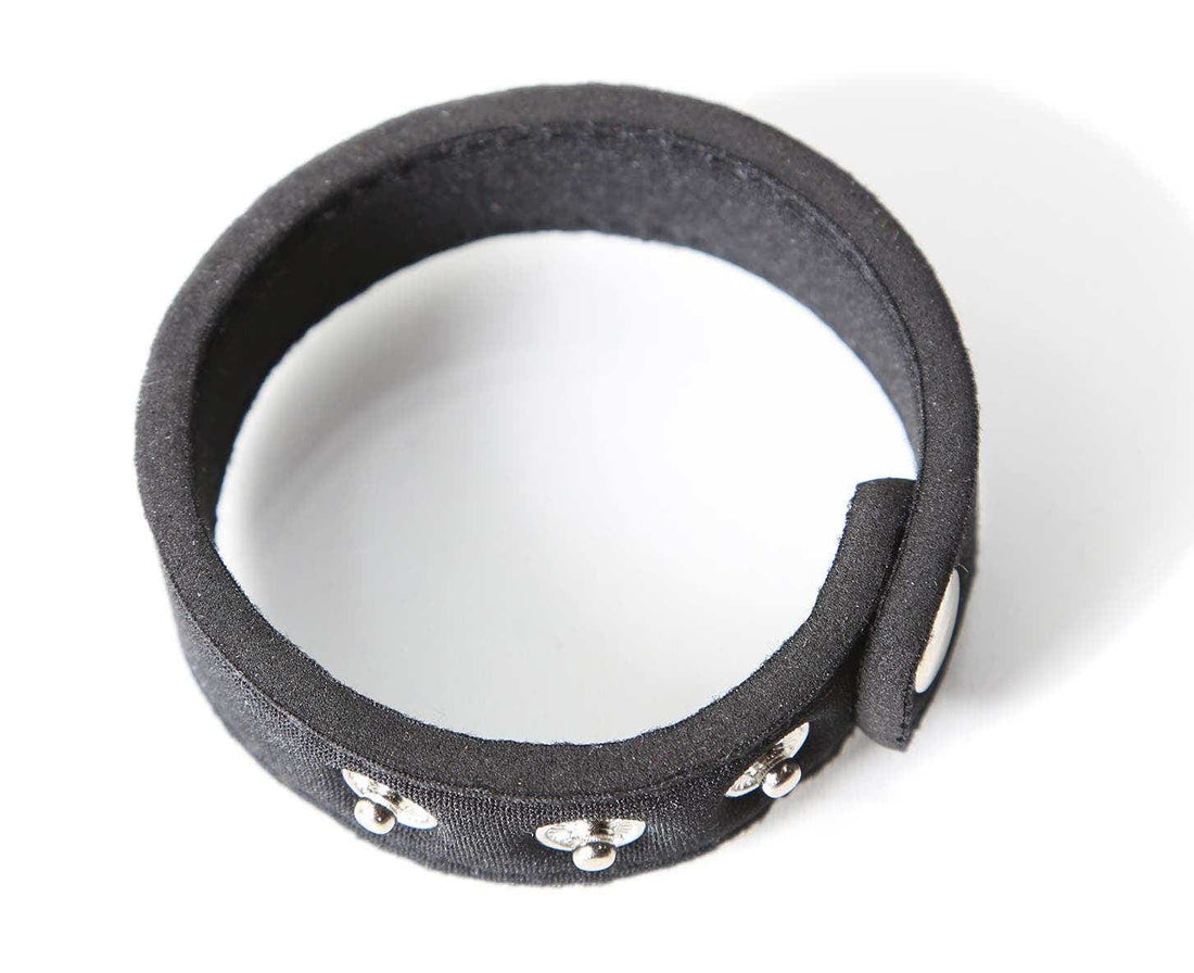 Neoprene snap cockrings - Black