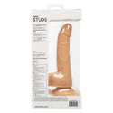 Silicone Studs Realistic Dildo - 6"/15.25 cm, Ivory