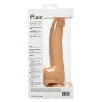 Silicone Studs Realistic Dildo - 8"/20.25 cm, Ivory