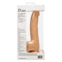 Silicone Studs Realistic Dildo - 8"/20.25 cm, Ivory