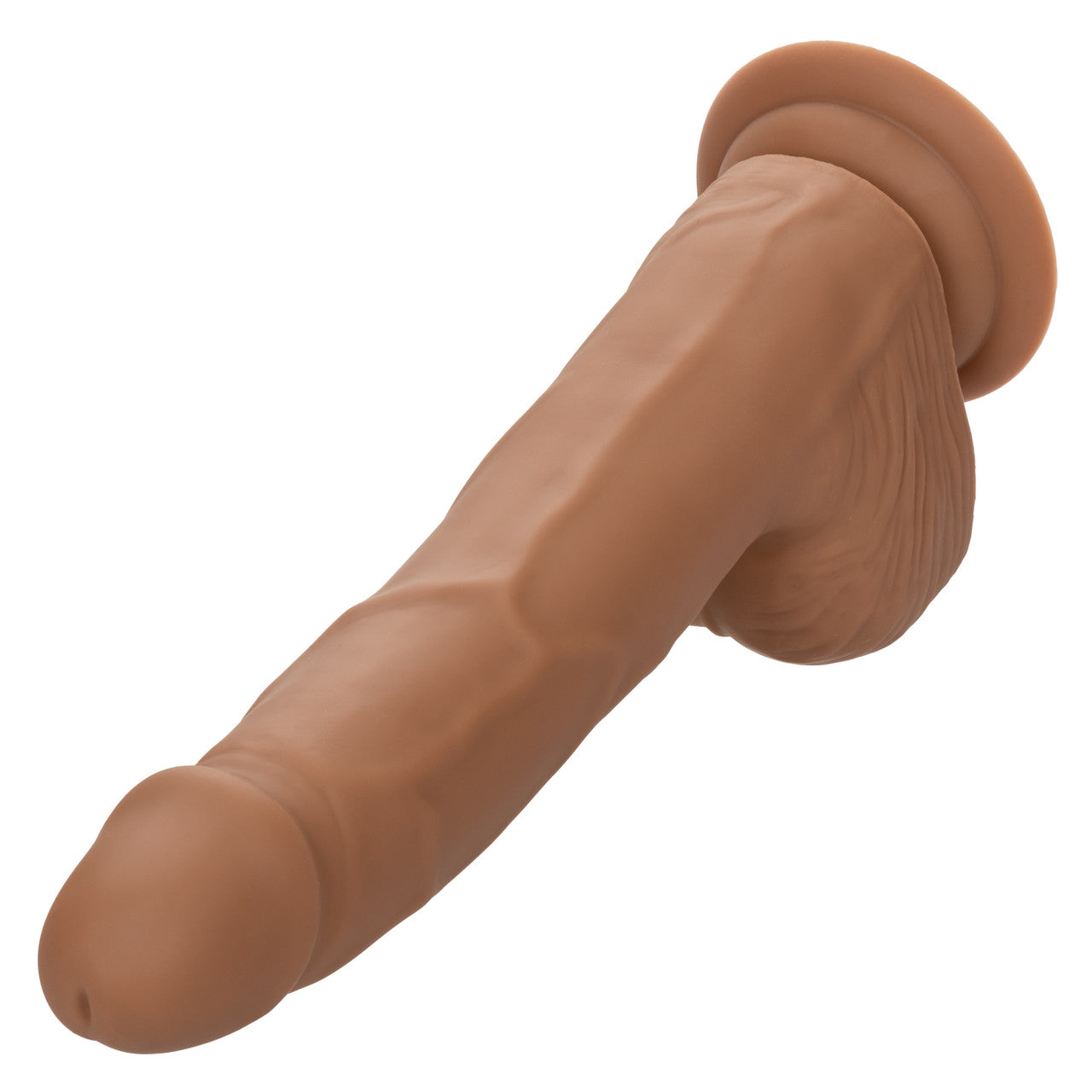 Silicone Studs Realistic Dildo - 8"/20.25 cm, Brown