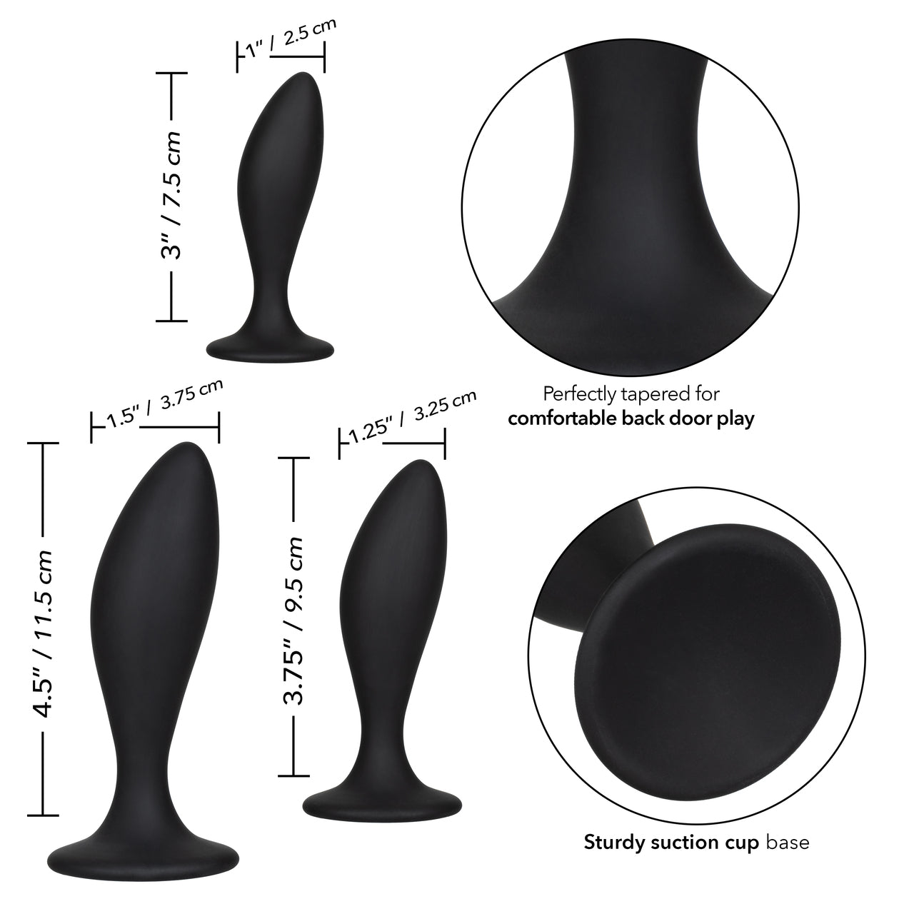 Silicone Anal Curve Kit