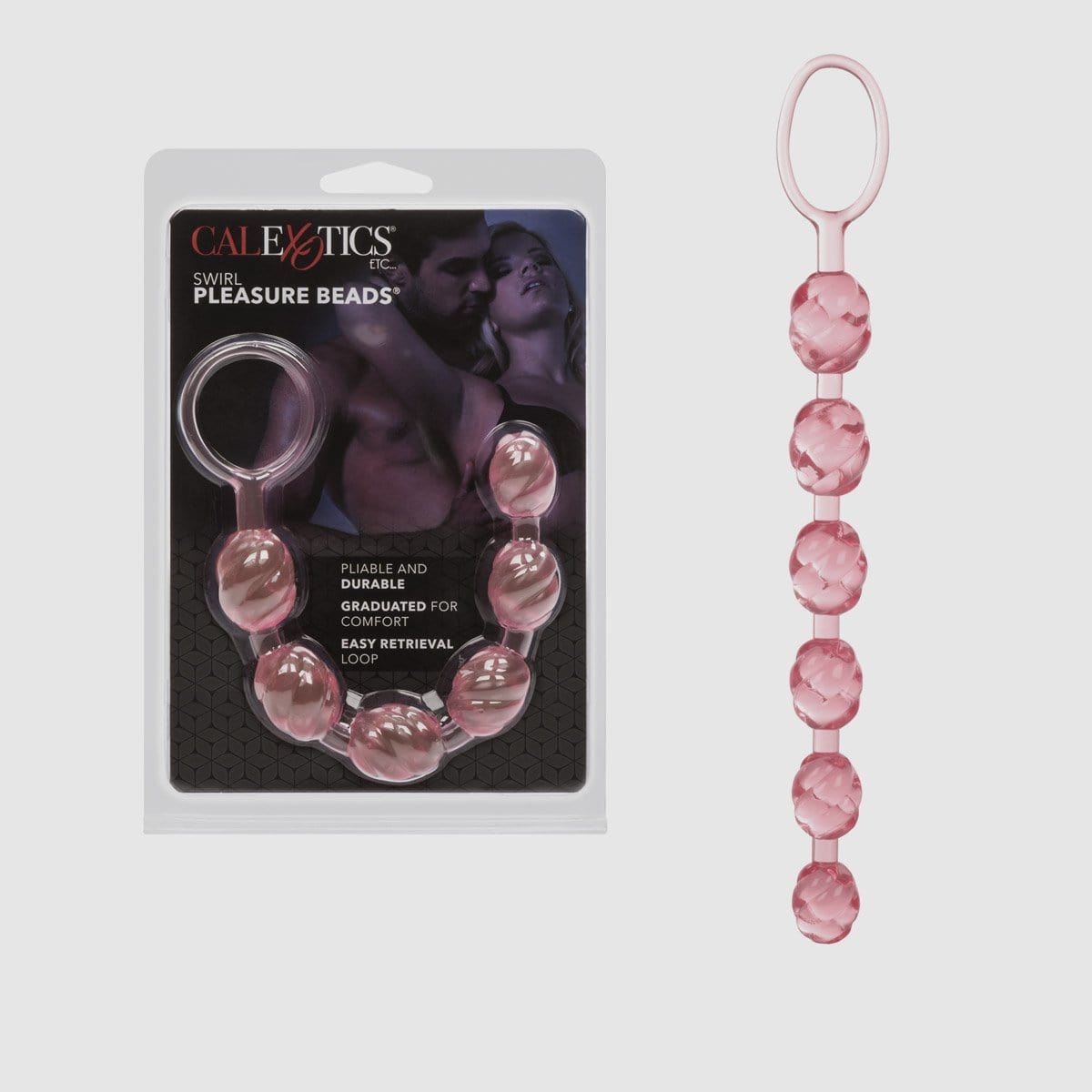 Swirl Pleasure Beads - Pink