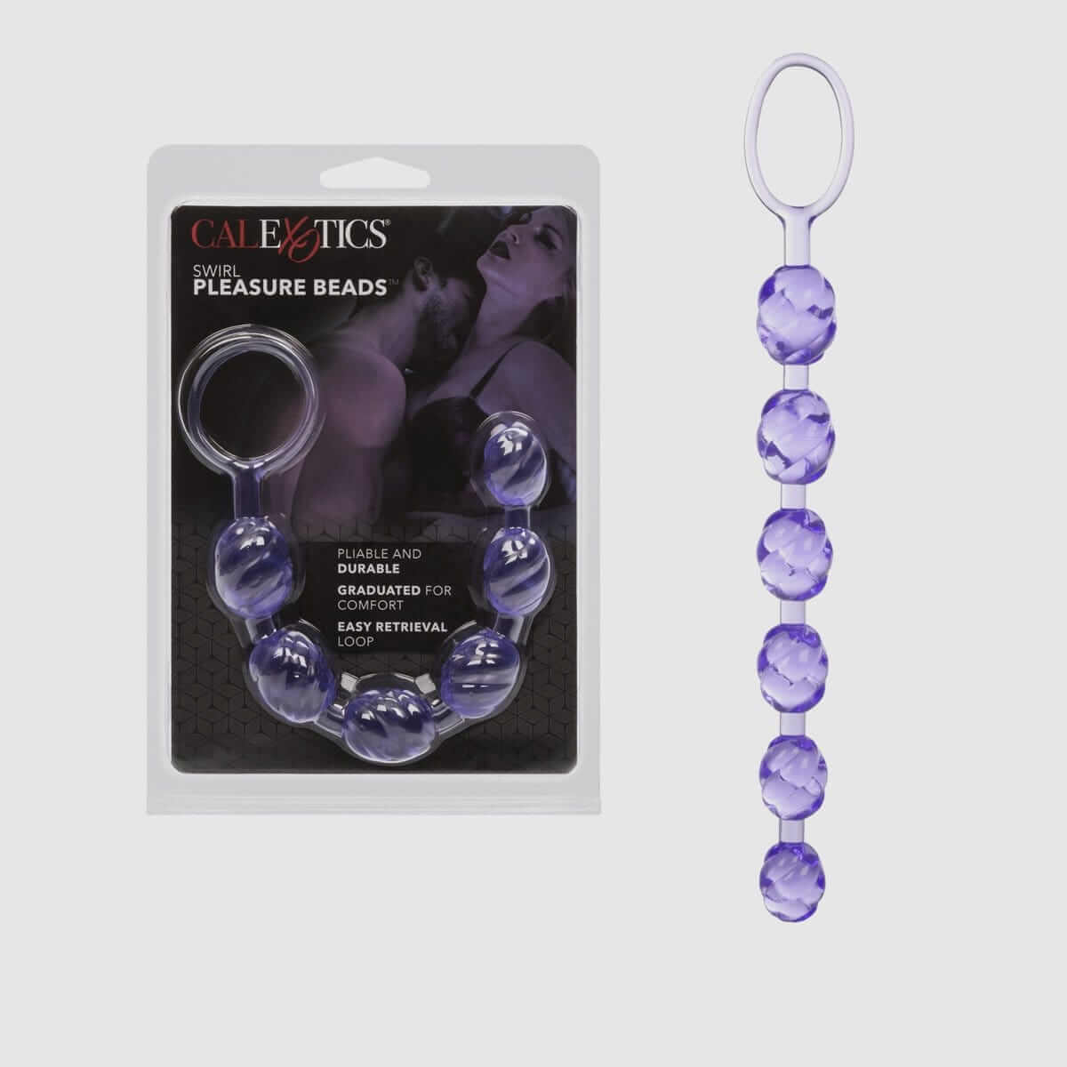 Swirl Pleasure Beads - Purple